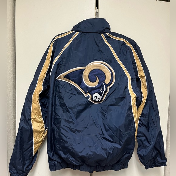 Men’s St. Louis Rams Jacket With Hood Size Medium - Picture 2 of 5